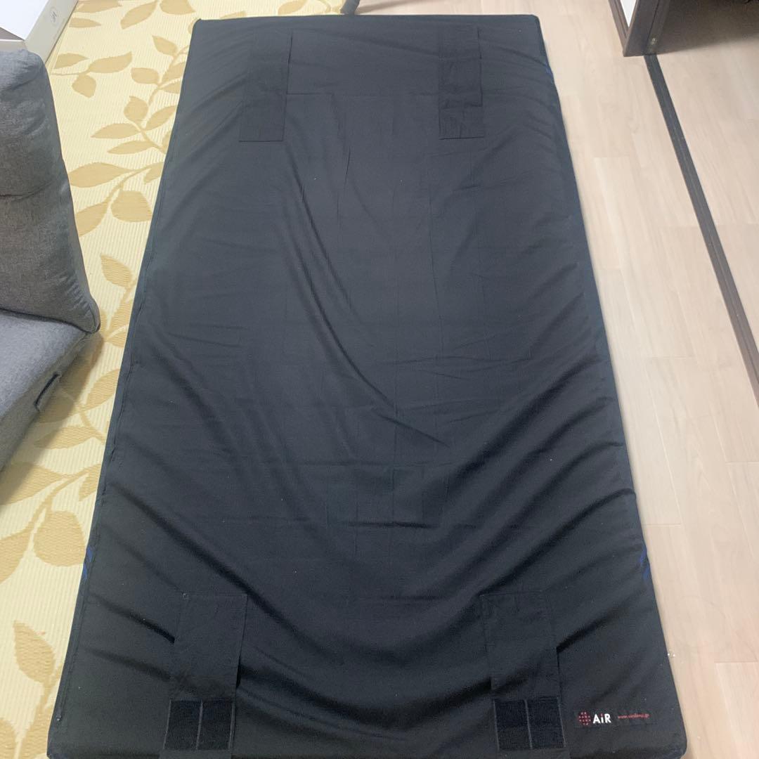 西川 Air Si H エアー ハード マットレス シングル 9cm ブラック