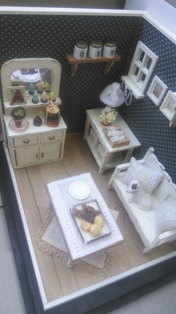 カントリー　ドールハウス　ミニチュアハウス