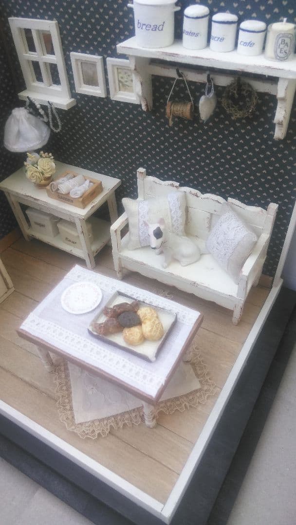カントリー　ドールハウス　ミニチュアハウス