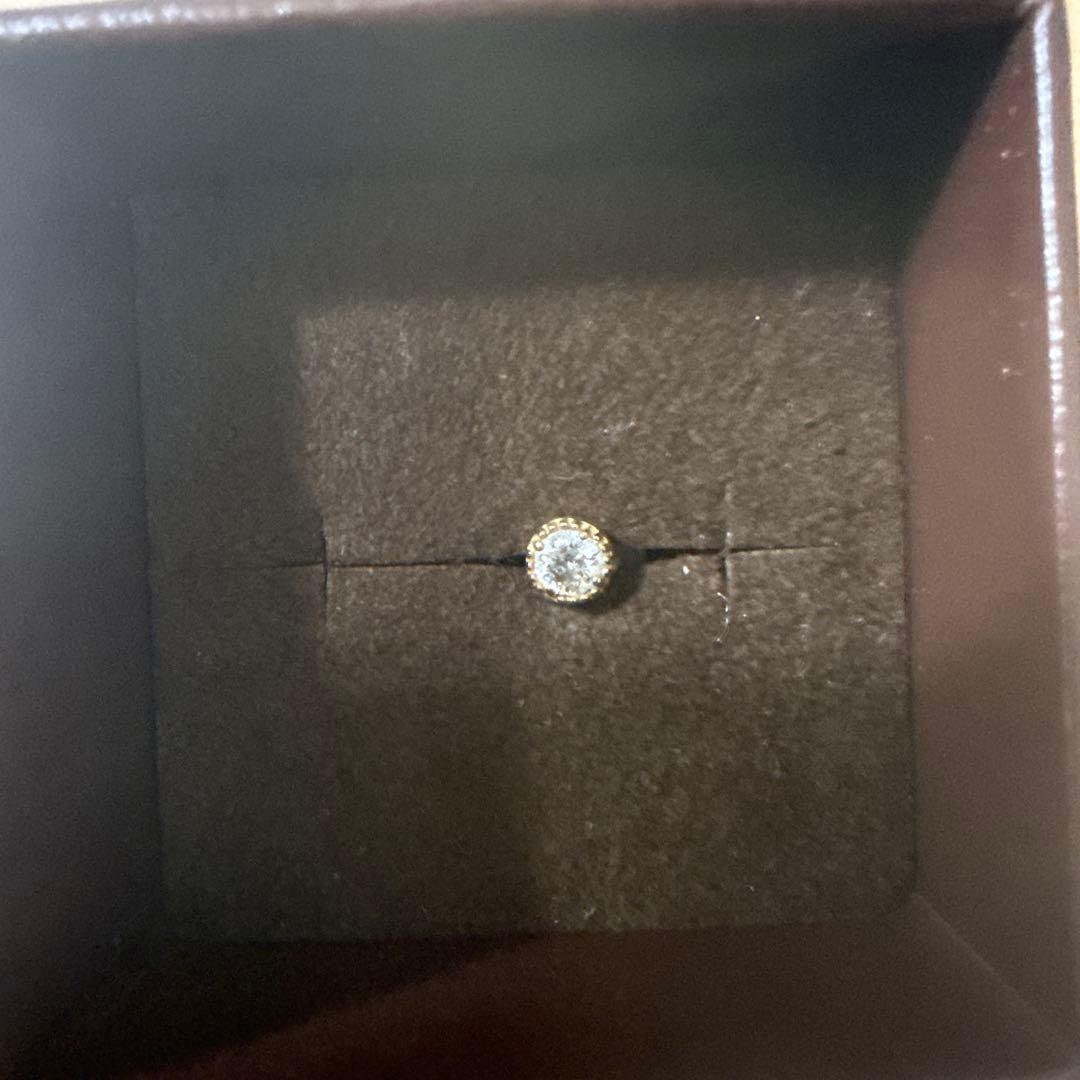 ダイヤモンド　ピアス　ジュエリーツツミ　片耳のみ0.13ct