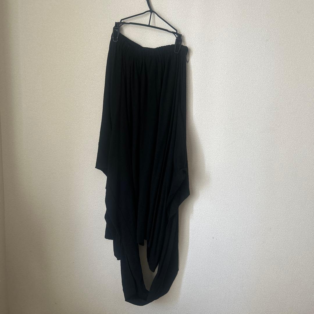 ブラック フレアロングスカート