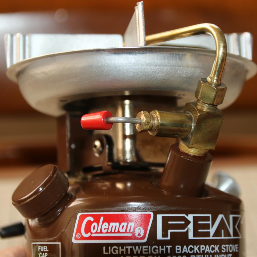 値下げ　美品　希少　ヴィンテージ　コールマン 400 茶ピーク１　No.41