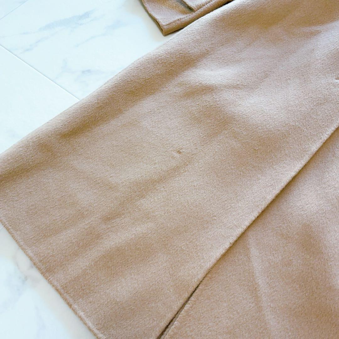 Theory カシミヤ混 ベルテッド ダブルフェイス コート P ベルト付