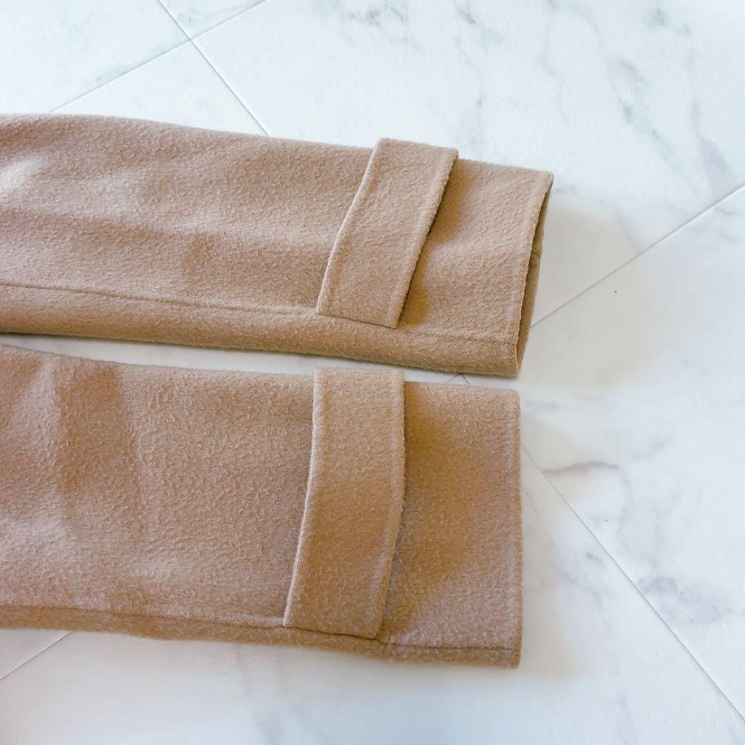 Theory カシミヤ混 ベルテッド ダブルフェイス コート P ベルト付