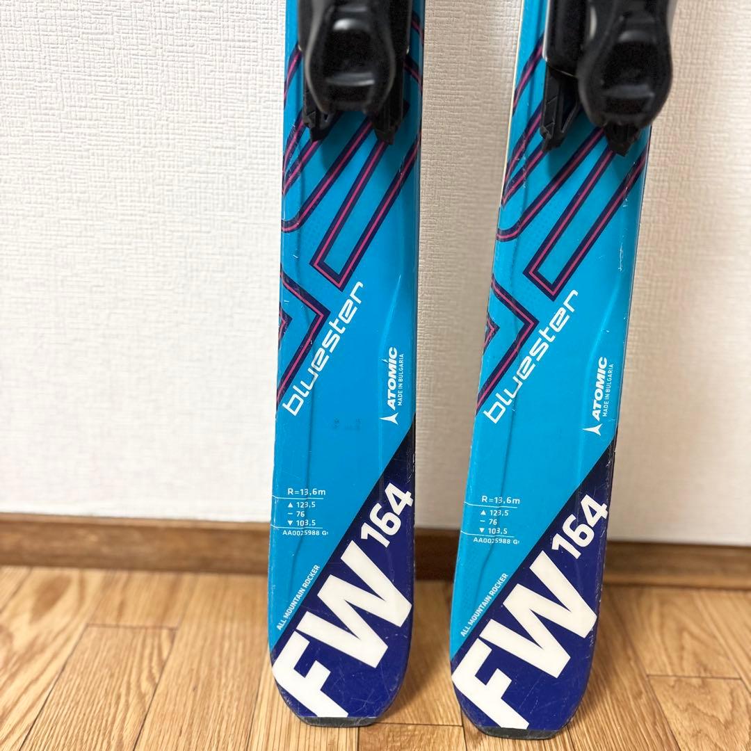 ATOMIC bluester FW 164スキー板 ビンディング付き