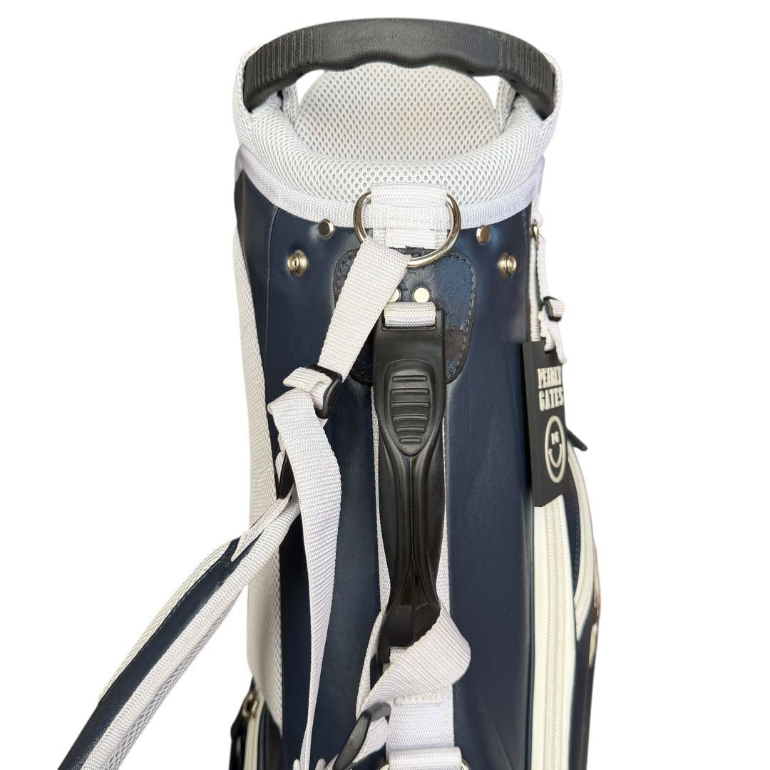 パーリーゲイツ キャディバッグ ネイビー 軽量 2WAY 希少 123-33