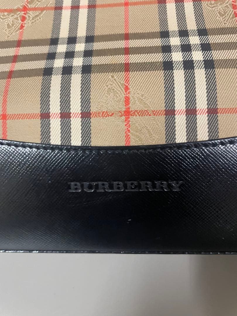 ❷美品 バーバリー バッグ チェック柄 大人気シリーズ