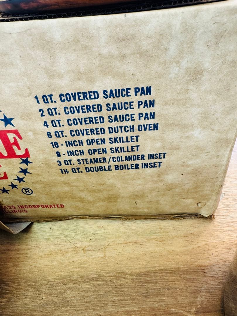 REVERE WEAR 銅底 フライパン 鍋 8点セット USA 炊事 家庭用