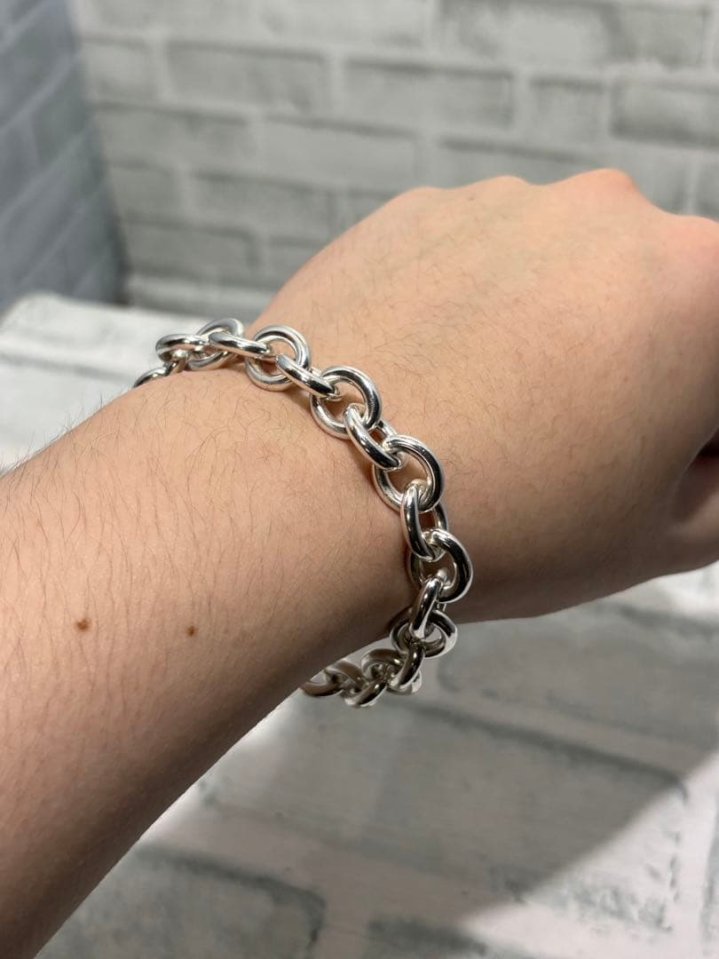 超美品　オールドグッチ　GUCCI ヘビー　リンクチェーン　ブレスレット