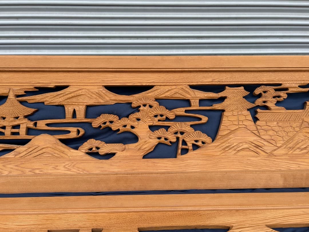 【中古品】 欄間 2枚