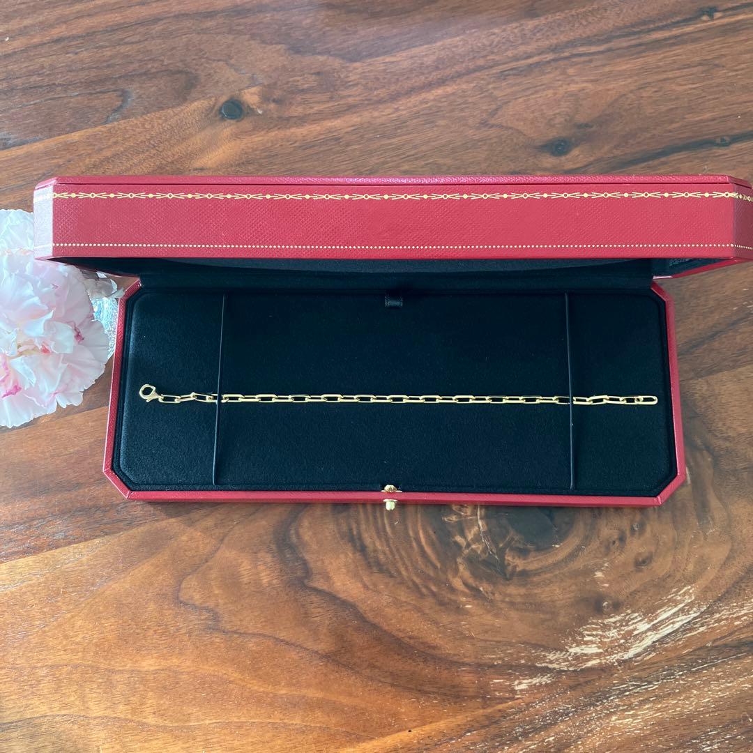 【新品未使用】サントス ドゥ カルティエ ブレスレット18KYG スモールモデル