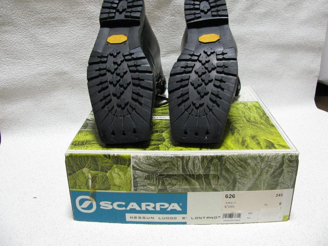 希少 スカルパ SCARPA ビンソン テレマーク レザーブーツ UK6