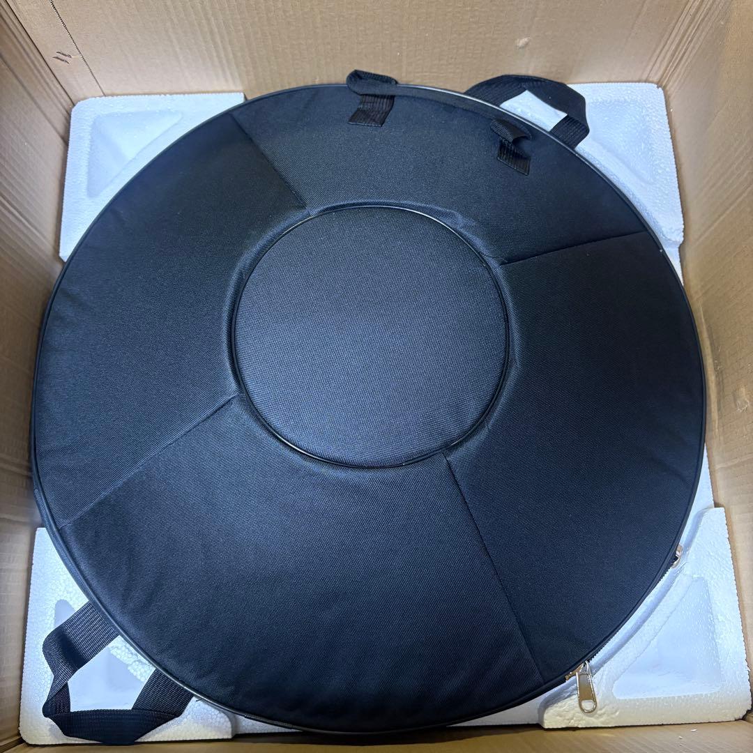 新品 ハンドパン 9音 Dマイナー スチール製 バッグ&スタンド付 55cm