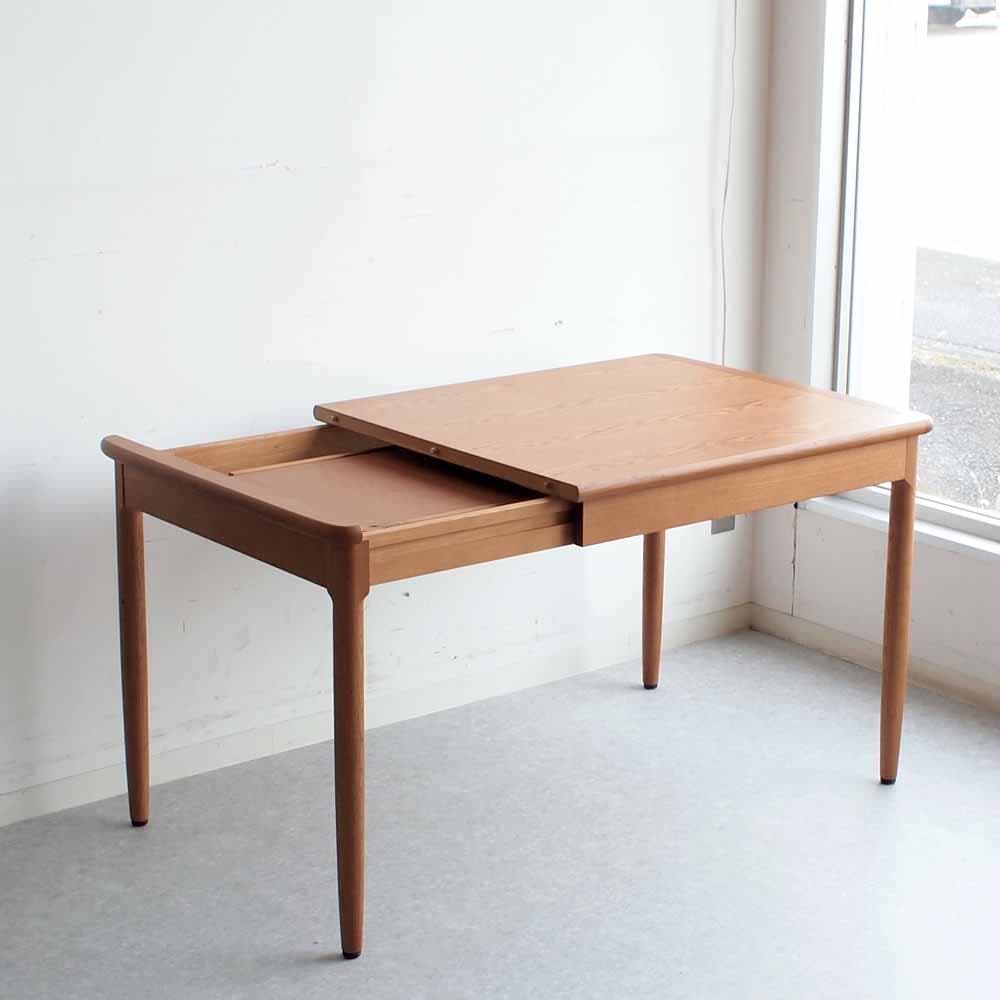 飛騨 日進木工 エクステンション ダイニングテーブル 伸長式 ZR24460