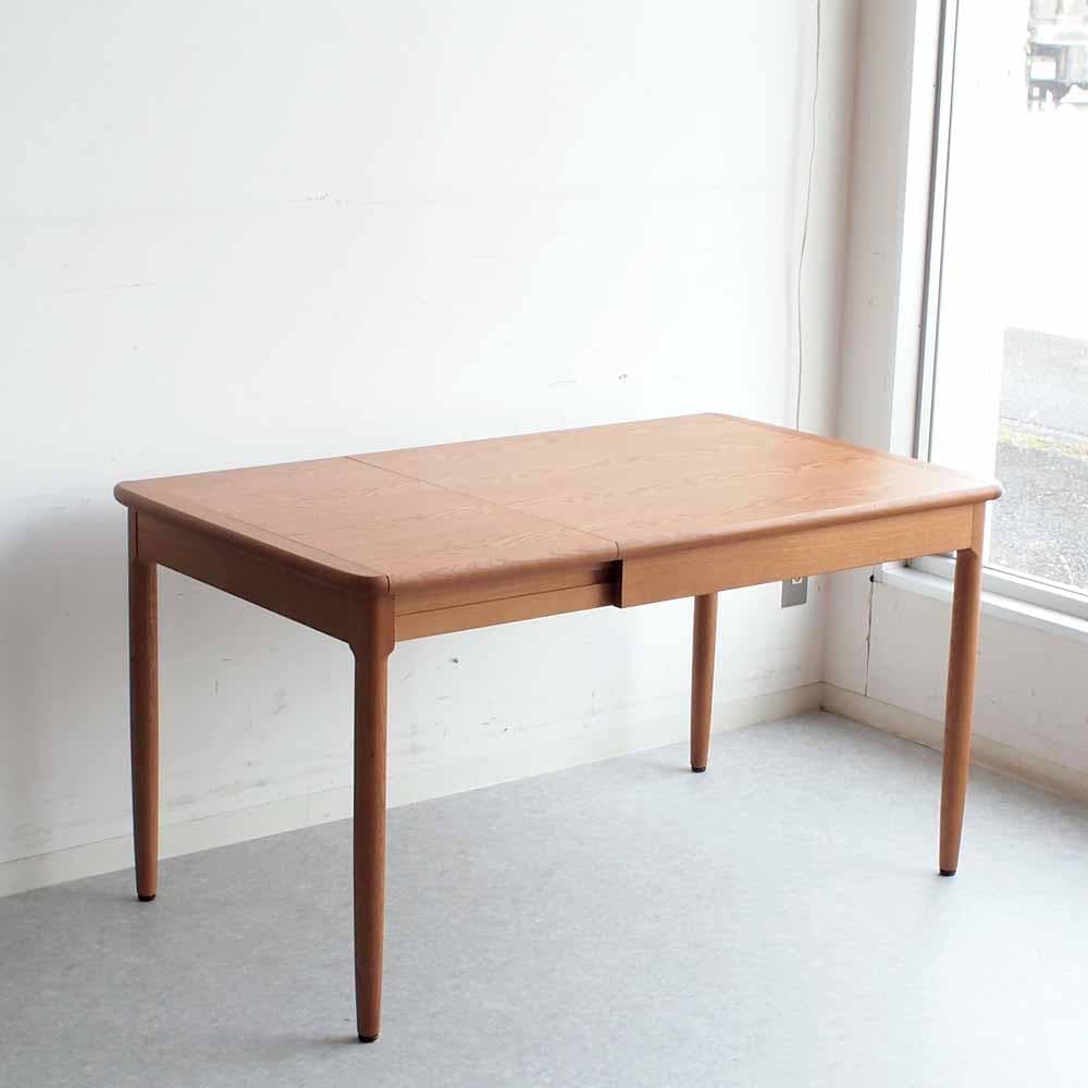 飛騨 日進木工 エクステンション ダイニングテーブル 伸長式 ZR24460