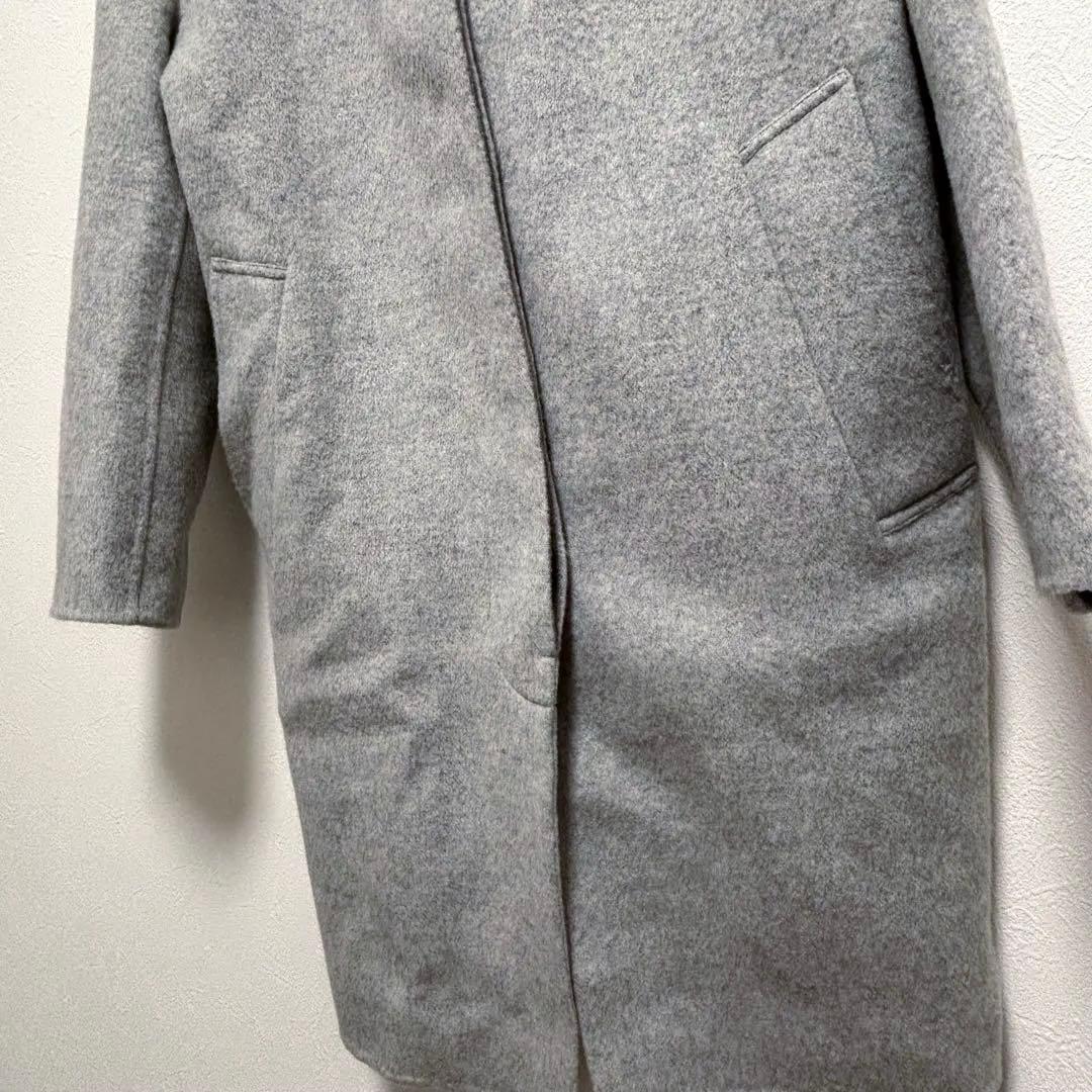 マッキントッシュロンドン グレー ウール ロングコート