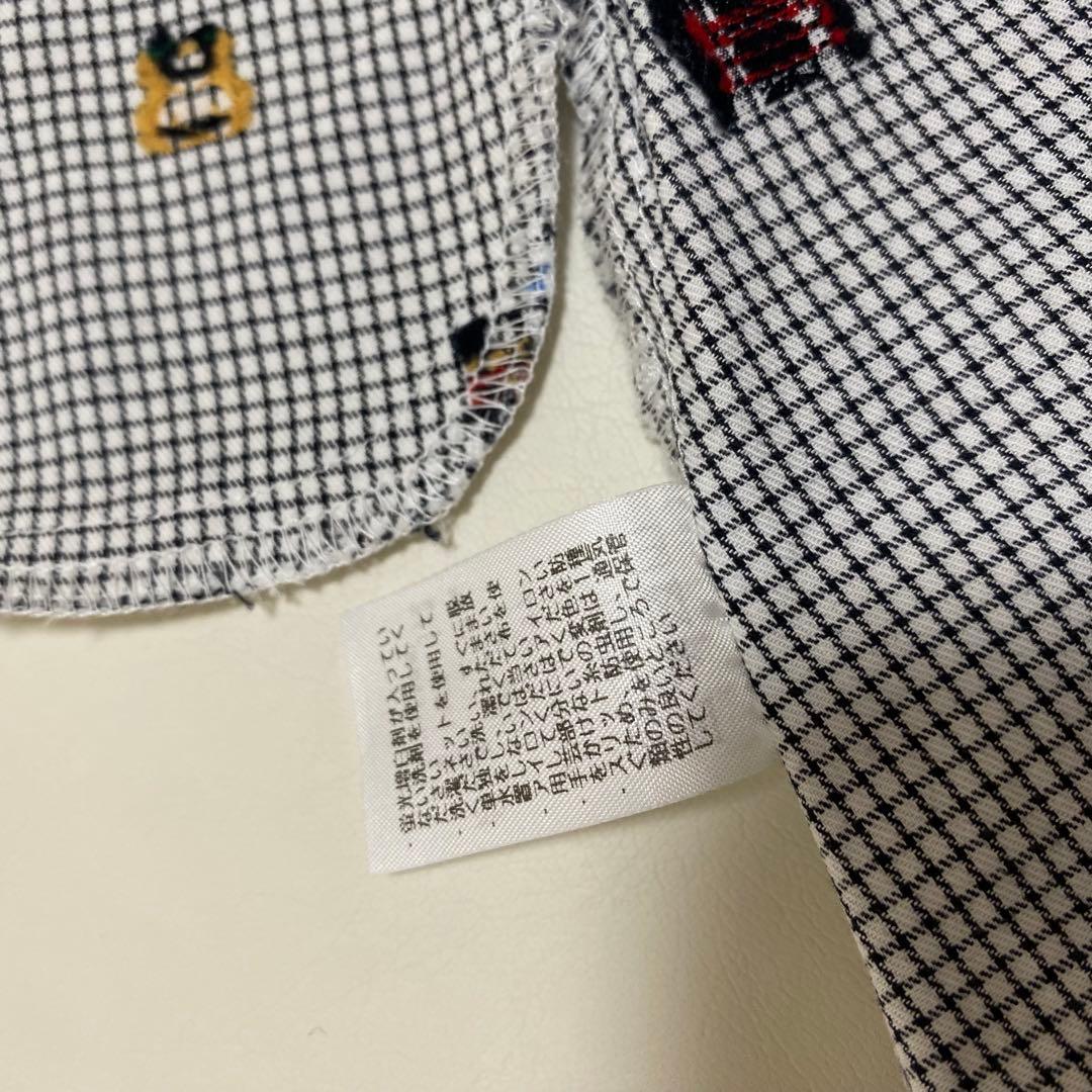 ファミリア　ロンドンシリーズ　イギリス　90cm 長袖　チェック柄ワンピース