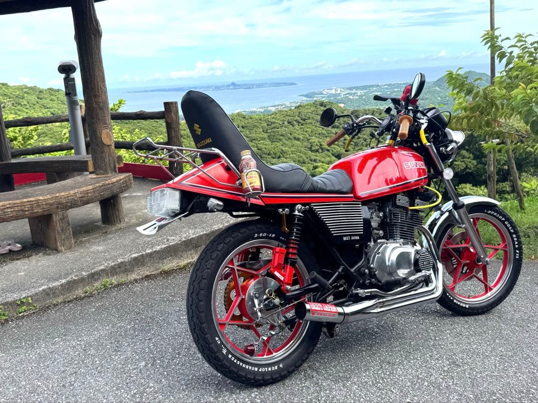 GSX250E GSX400E ザリ 三段 シート チョビ三 チョビサン