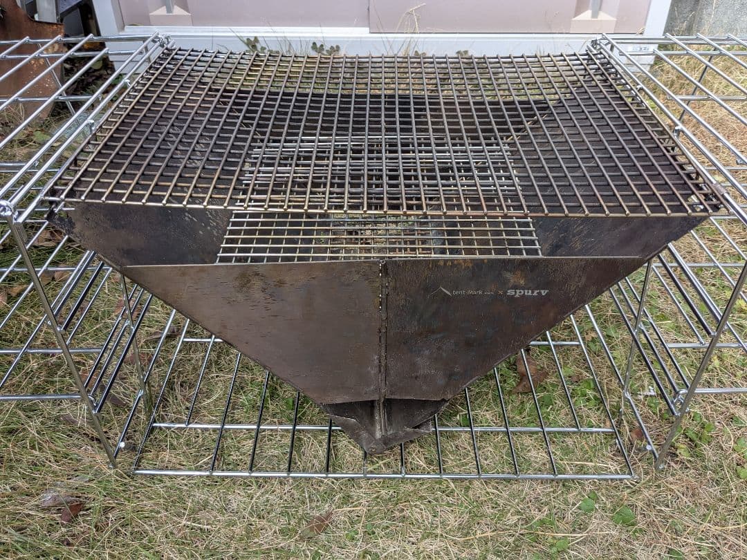 テンマク×Spurv　ワークラック2台+焚き火台+サイドテーブル　フルセット