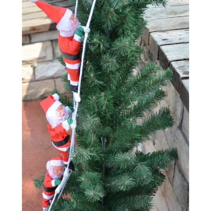 ❤️クリスマス サンタ ツリー はしごのぼり サンタクロース 1人 Xmas装飾品