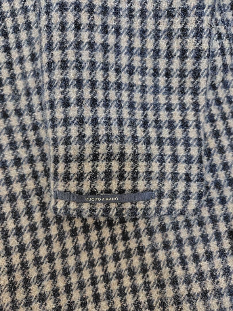 S Max Mara チェック柄 リバーシブルコート