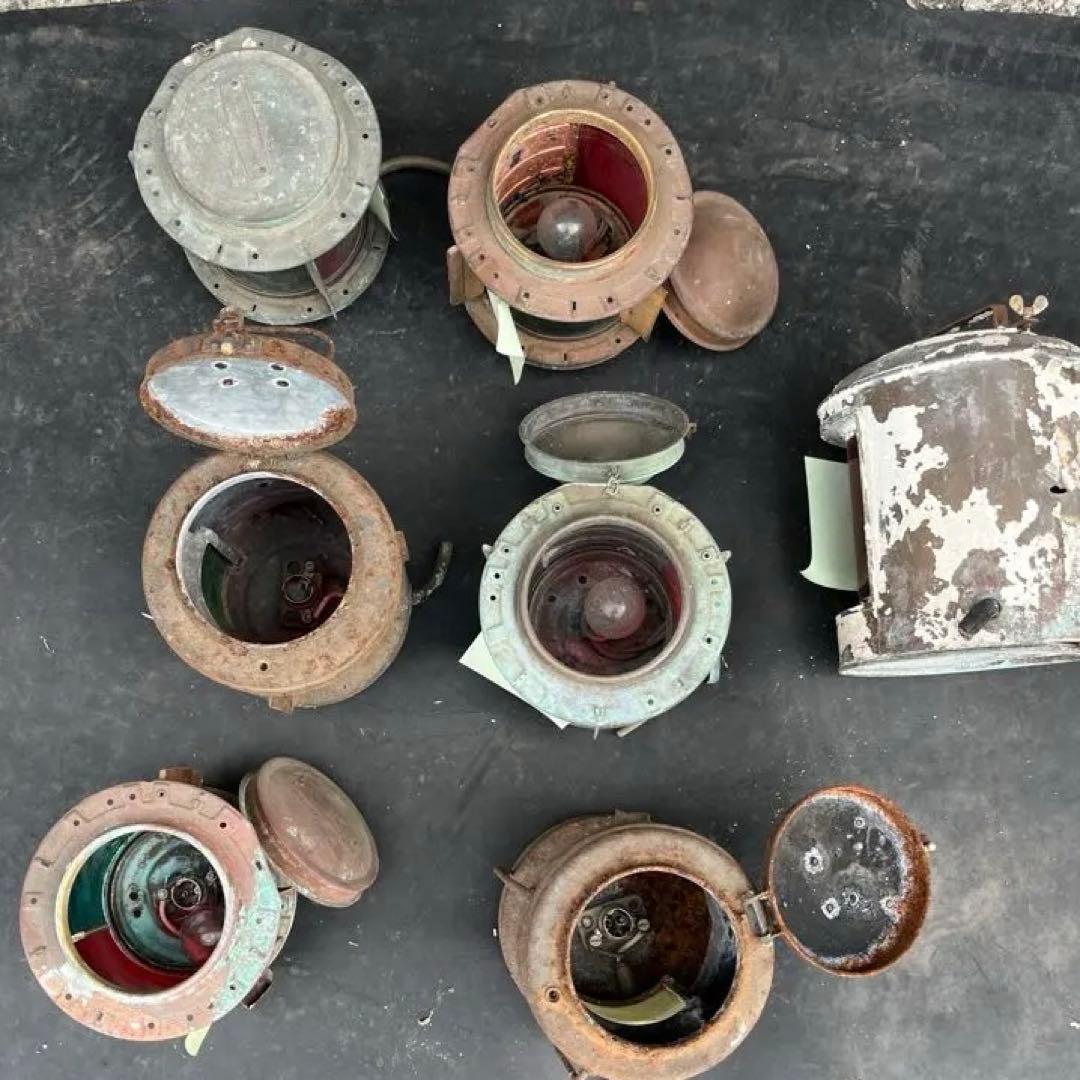 日本船灯　他船用　ヴィンテージランタン 7個セット