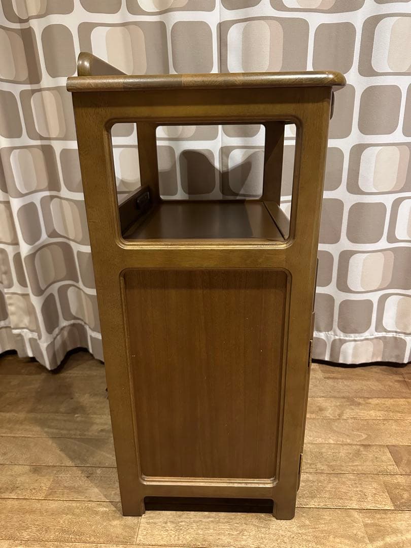 極美品 karimoku カリモク 電話台 FAX台 キャビネット