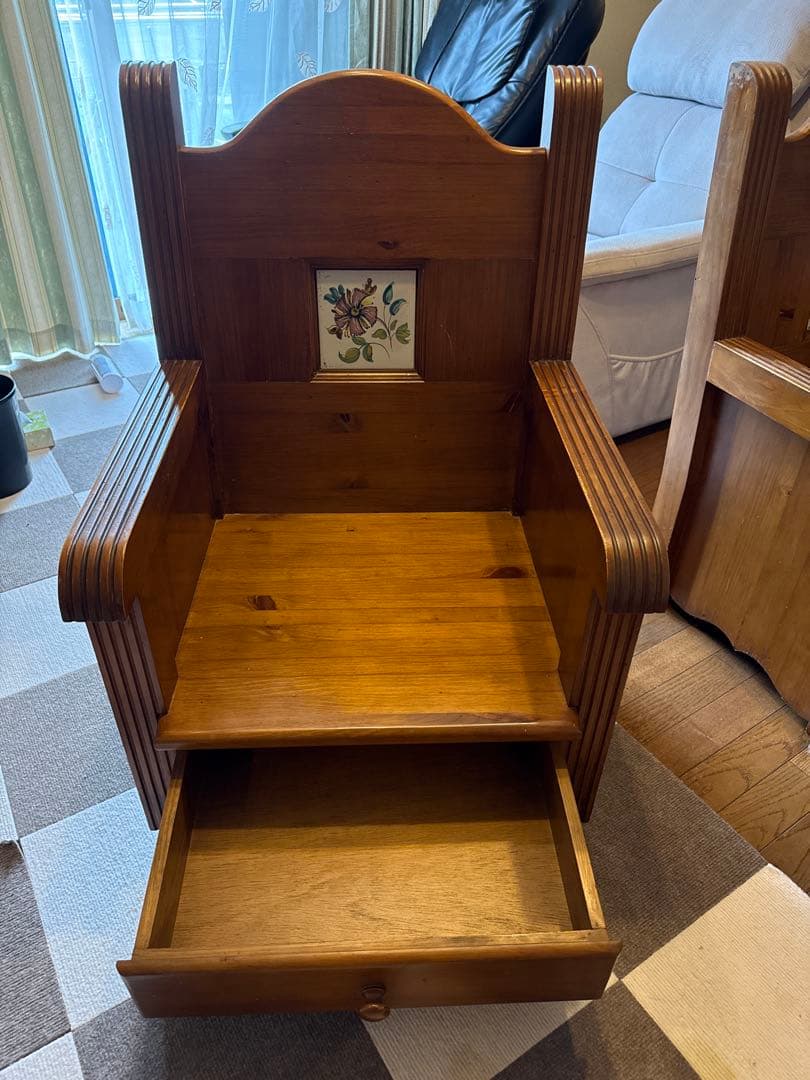 【希少】 ACTUS アクタス バレンシア 椅子 収納付 スペイン製　カントリー