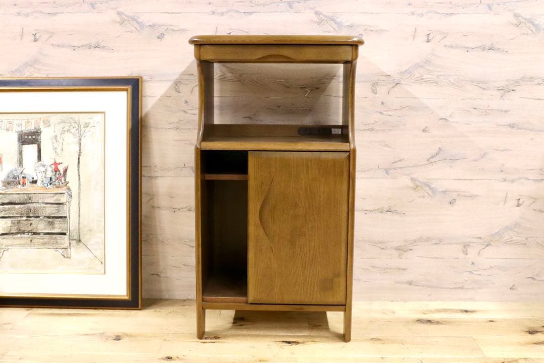 GMHK77○karimoku / カリモク 電話台 FAX台 リビング収納