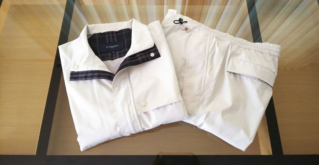 ☆BURBERRY バーバリー ゴルフ 素敵なブルゾン&パンツ ベージュ 美品☆