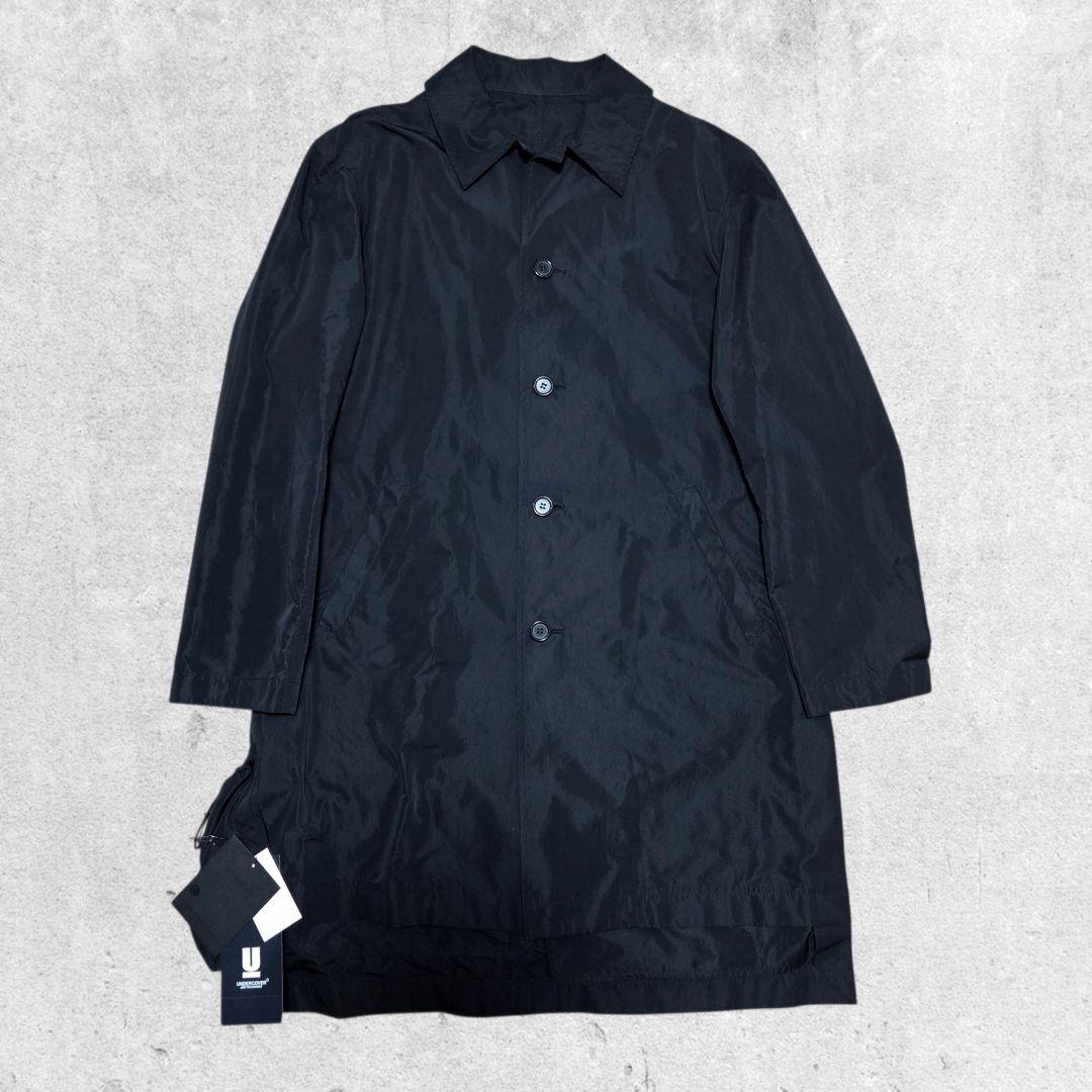 【新品】UNDERCOVER BSポケット付き ステンカラーコート ブラック 3