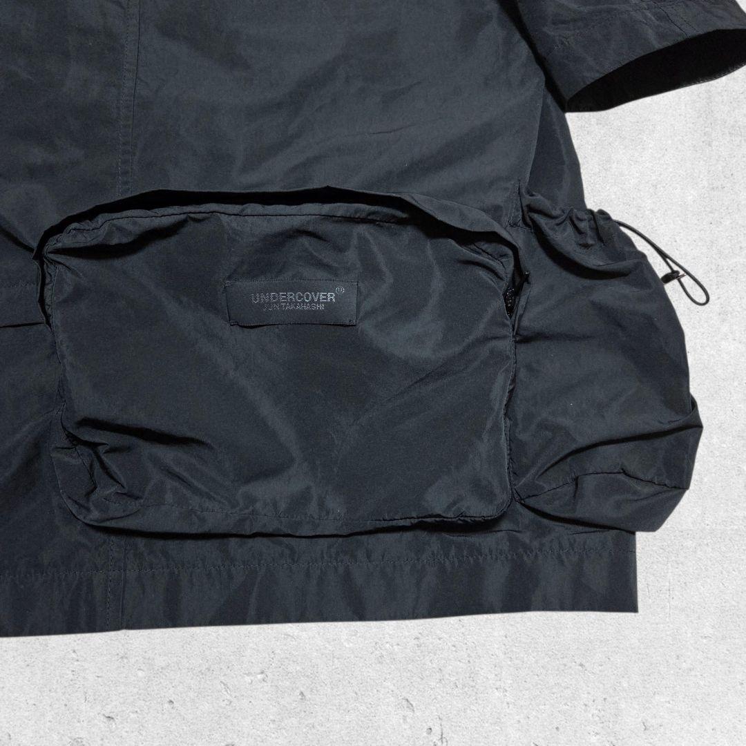 【新品】UNDERCOVER BSポケット付き ステンカラーコート ブラック 3