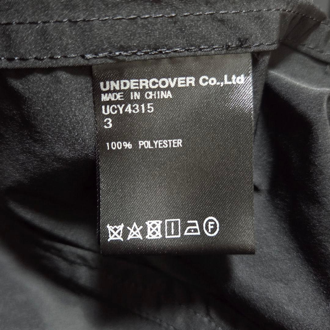 【新品】UNDERCOVER BSポケット付き ステンカラーコート ブラック 3