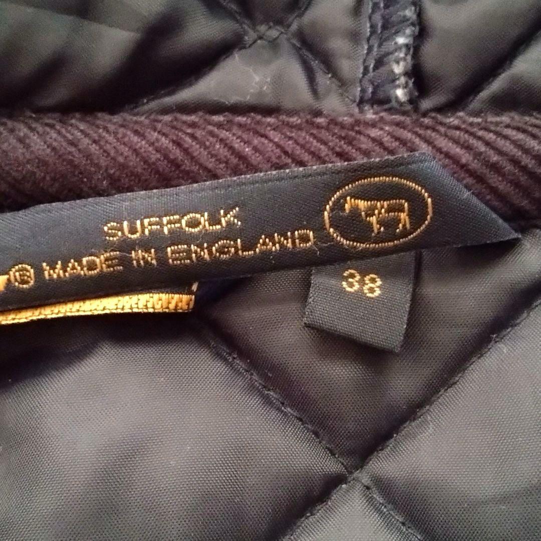 美品【ラベンハム】(38/M) キルティングジャケット SUFFOLK フード付