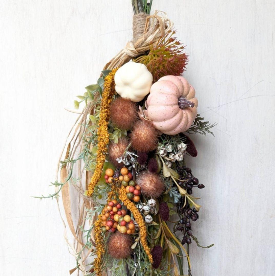 専用＊Halloween＆Autumn＊パンプキン　フェイクスワッグ