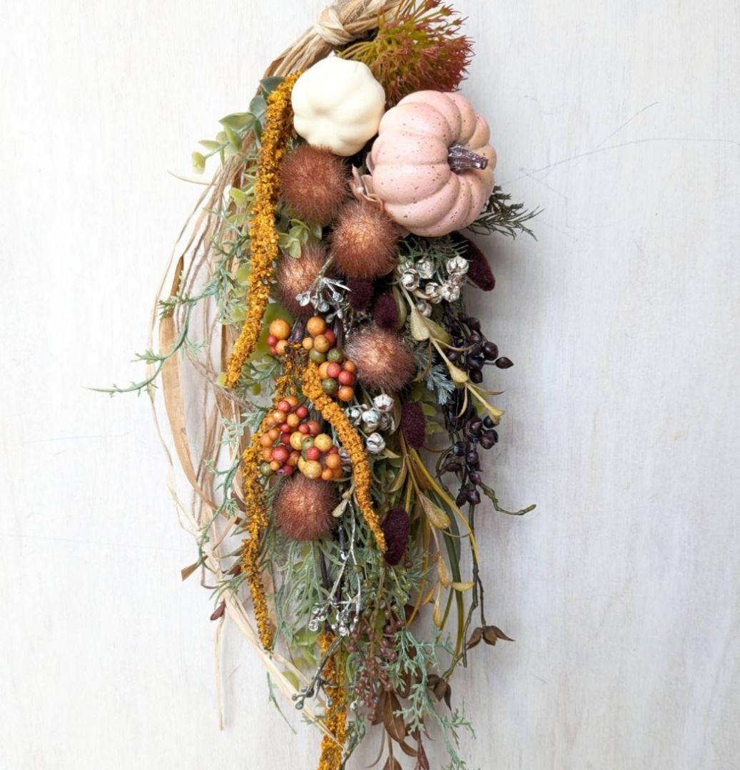 専用＊Halloween＆Autumn＊パンプキン　フェイクスワッグ