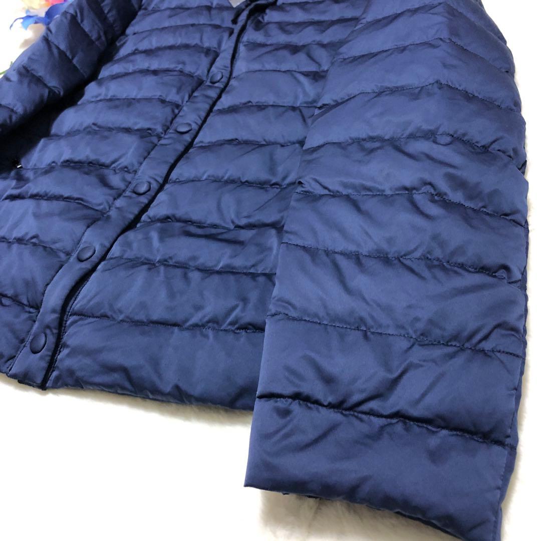 新品タグ付✨　マックスマーラ　ダウンジャケット　ライトダウン　ネイビー　42