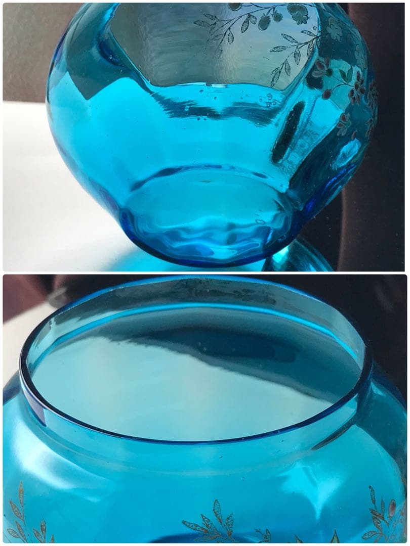 極稀少オールドバカラBaccaratシュガーポット砂糖入れ★金彩エナメル彩装飾★