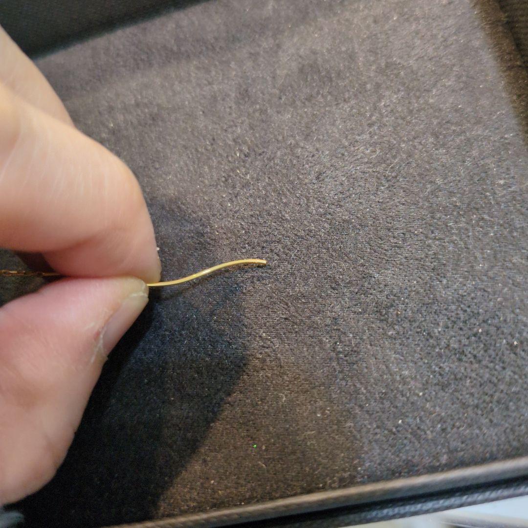 k18YG 0.1ct✕2ダイヤモンドアメリカンピアス【最終お値段】