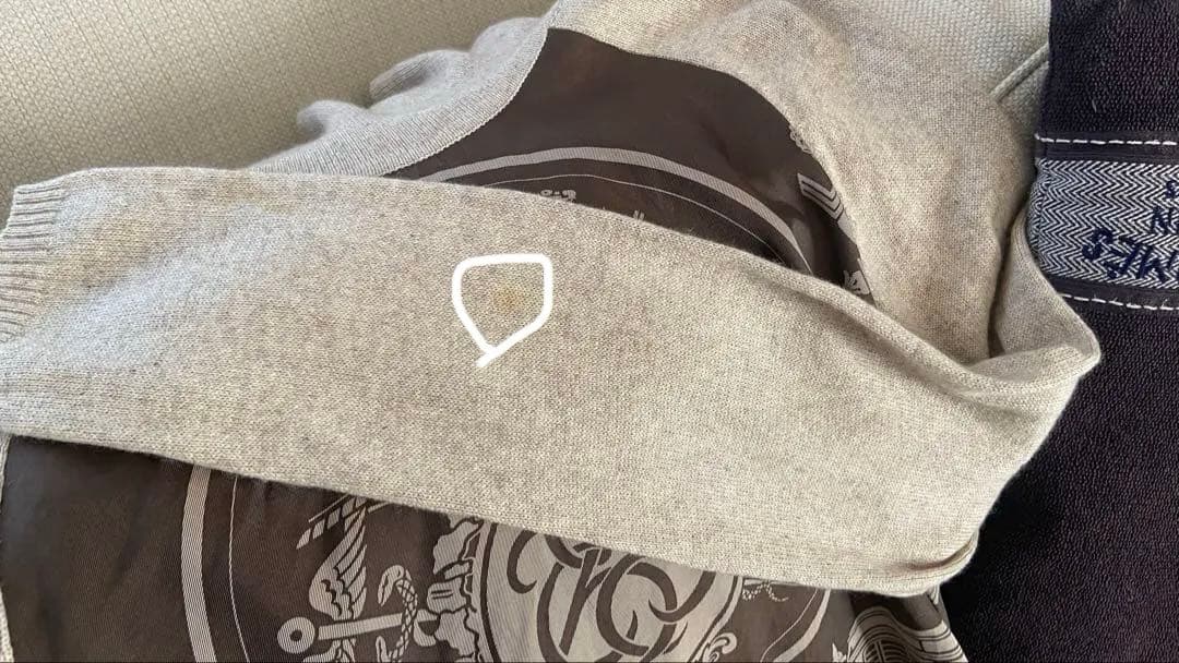 エルメスカシミヤシルクセーター