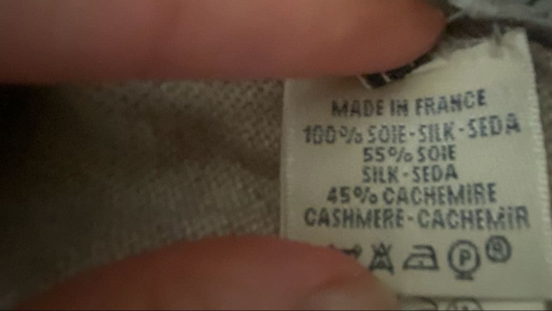 エルメスカシミヤシルクセーター