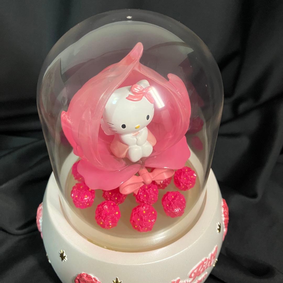 【匿名配送/希少】ハローキティ30周年/ジオラマライトアップオルゴール/電池付き