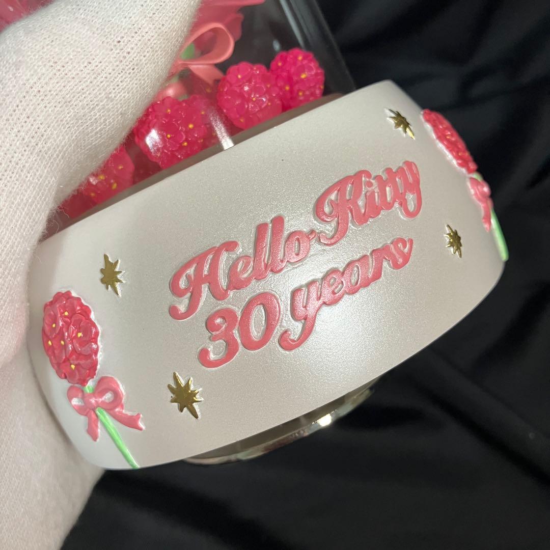 【匿名配送/希少】ハローキティ30周年/ジオラマライトアップオルゴール/電池付き