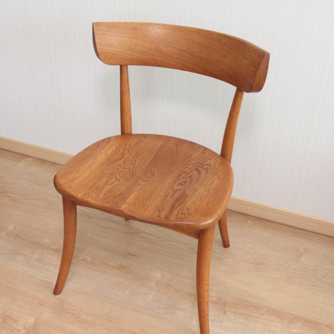 HIDA CRESCENT Oak Chair Repainted ②