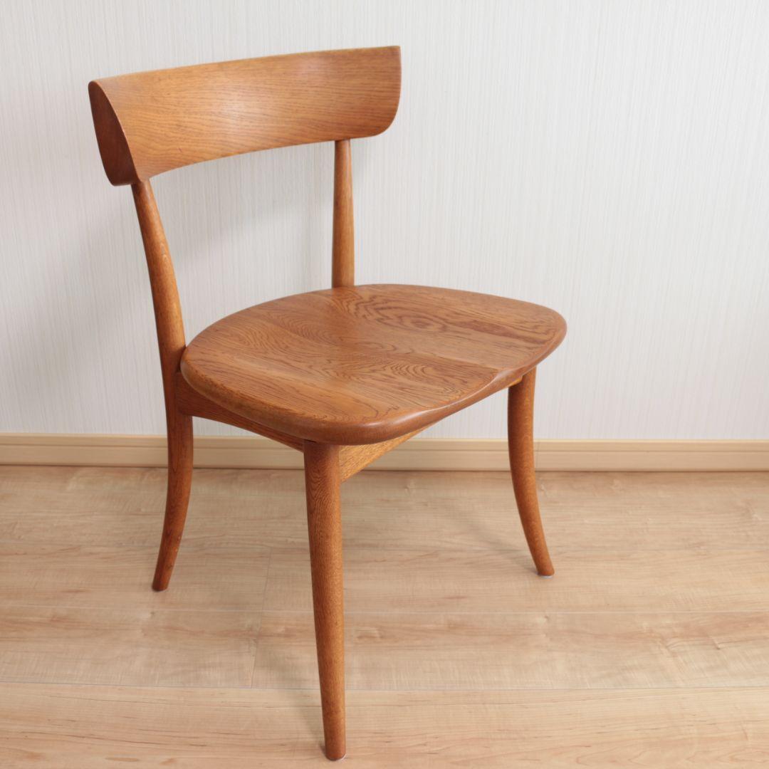 HIDA CRESCENT Oak Chair Repainted ②