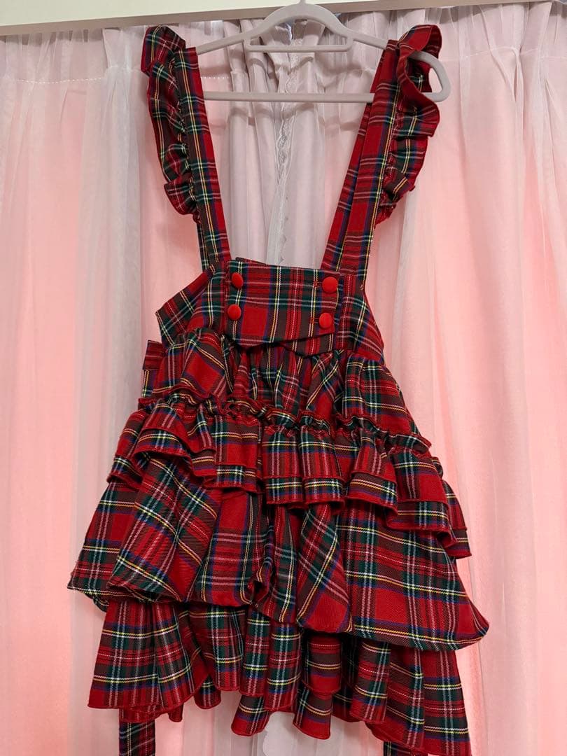 CATCOCOON スカート 赤チェック