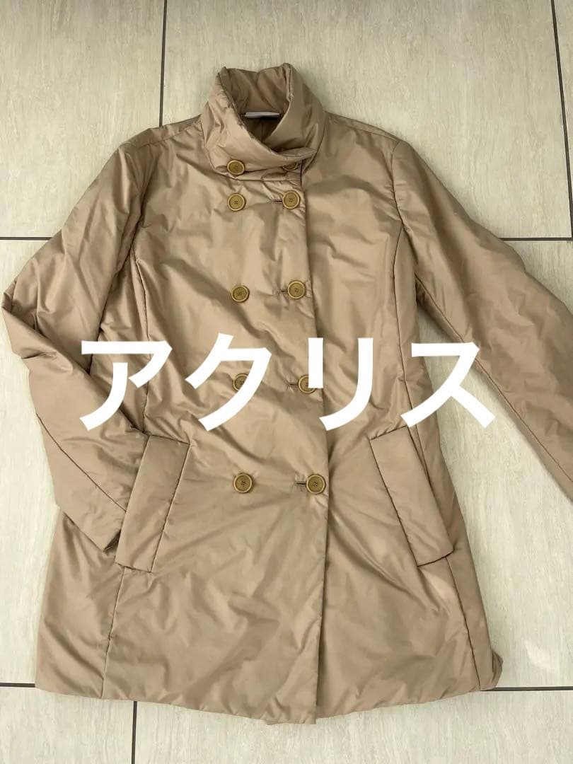 A-KR-S ベージュ ポリエステル中綿コート
