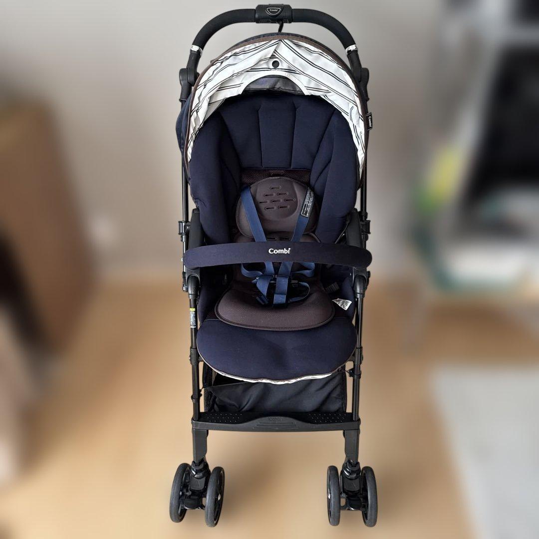 Combi ベビーカー スゴカル4キャス　compact ネイビー