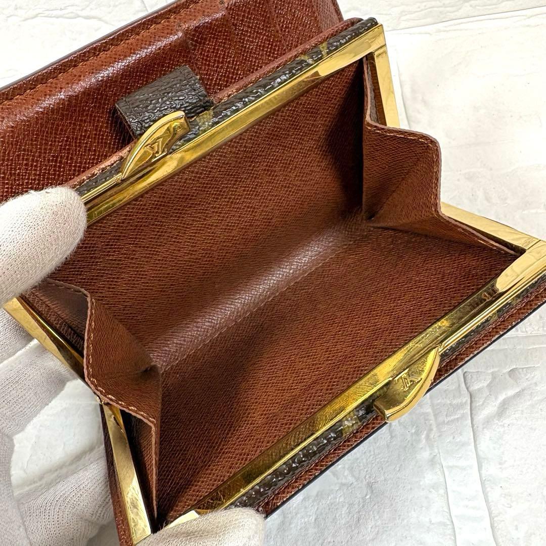 Louis Vuitton モノグラム ヴィエノワ 二つ折り財布 ガマ口