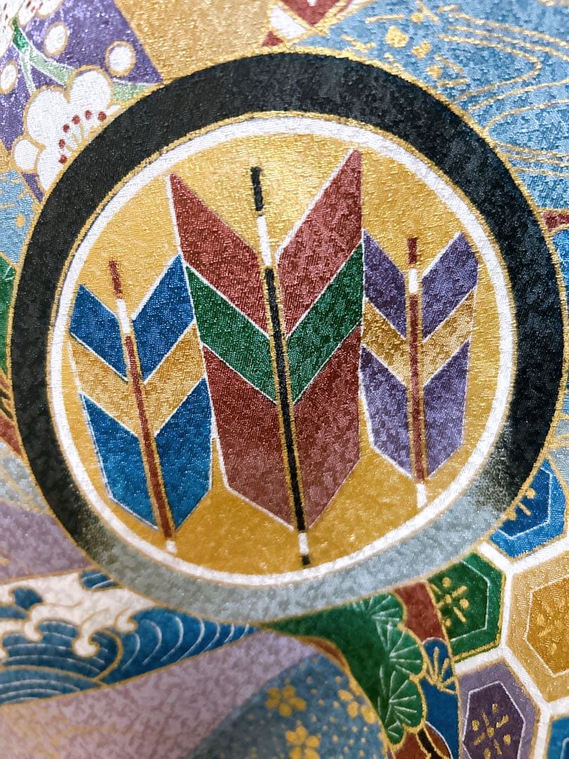 刺繍入り兜柄♡七五三　5歳　男の子　フルセット　一式　黒系